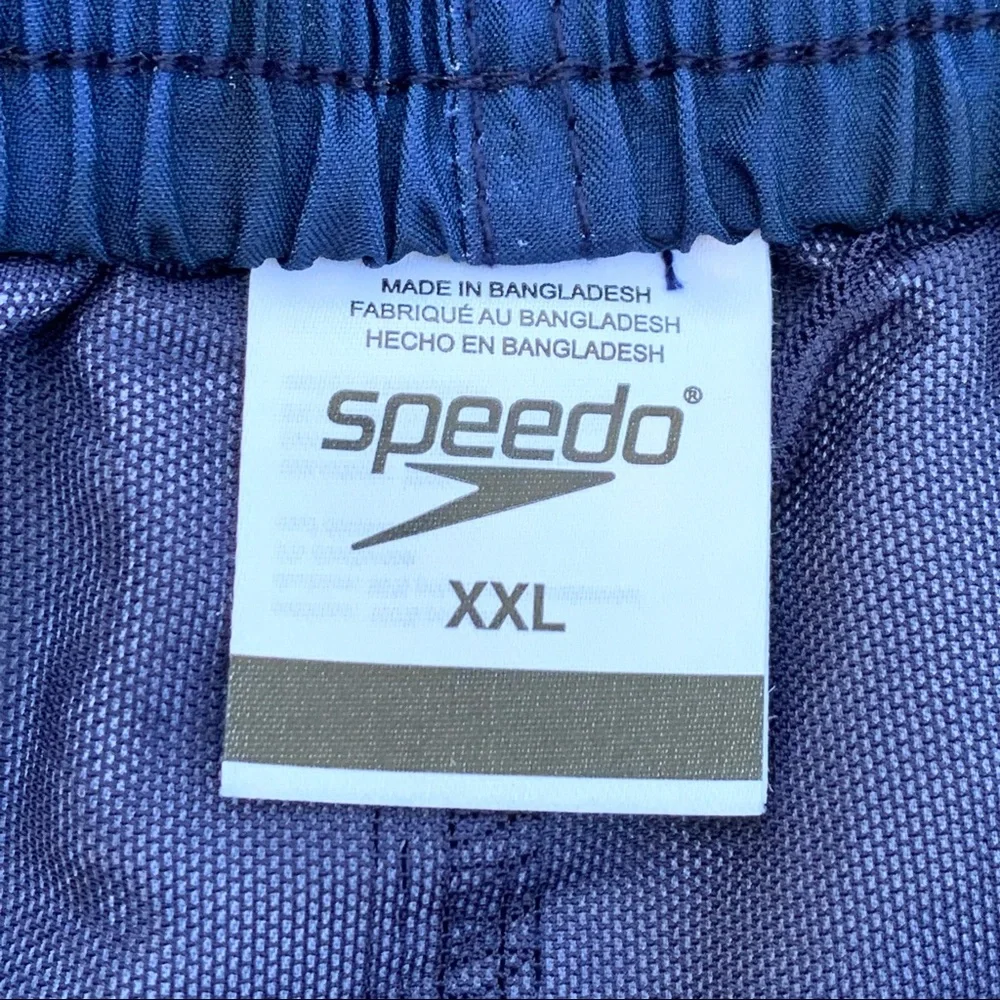 SPEEDO Men’s Blue Swim Board Shorts Size XXL